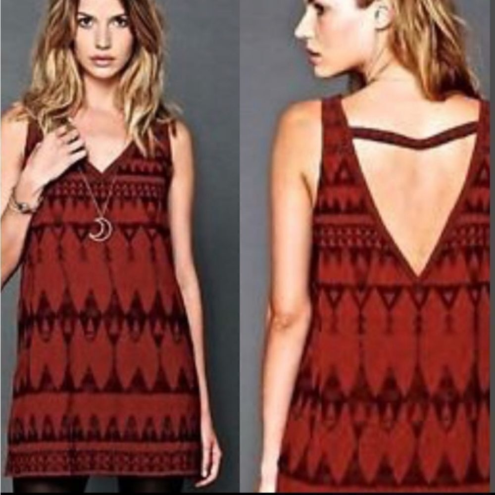 Free People Beaded Shift Dress Size XS